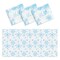Juvale 3-Pack Plastic Snowflake Christmas Winter Tablecloth, 54 x 108 Inches, Disposable Snowflake Tablecloth, Ideal for Christmas Parties and Family Gatherings